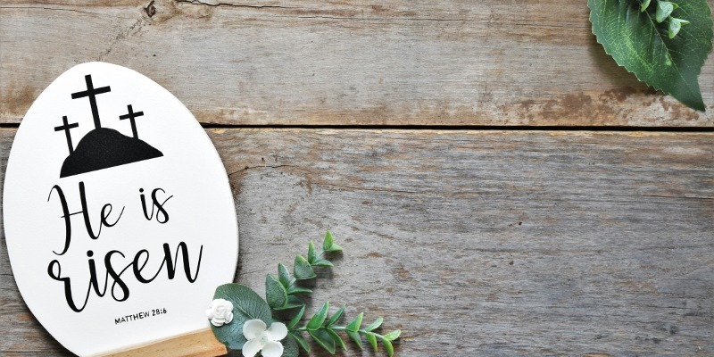 Easter - He is Risen + Crosses