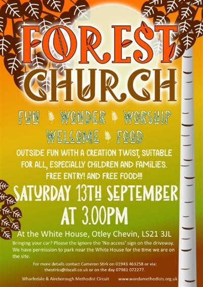 Forest Church poster Sept 2025